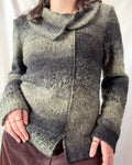 Black and Green Knit Jumper