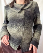 Black and Green Knit Jumper