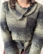 Black and Green Knit Jumper