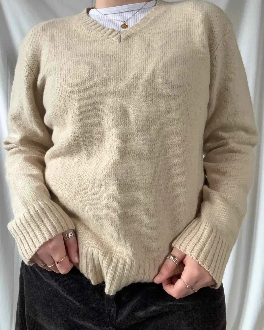 Timberland Cream Knit Jumper