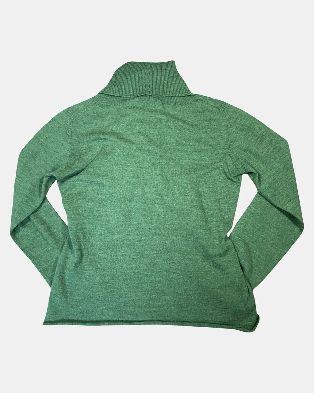 Green Wrap Knit Jumper
