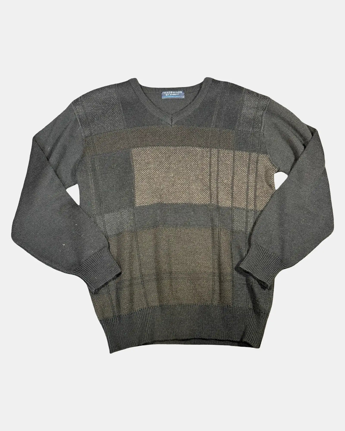 Black and Brown Knit Jumper