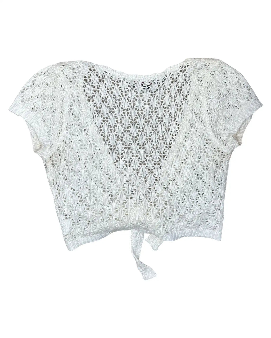 White VIntage 2000s CKM Cardigan