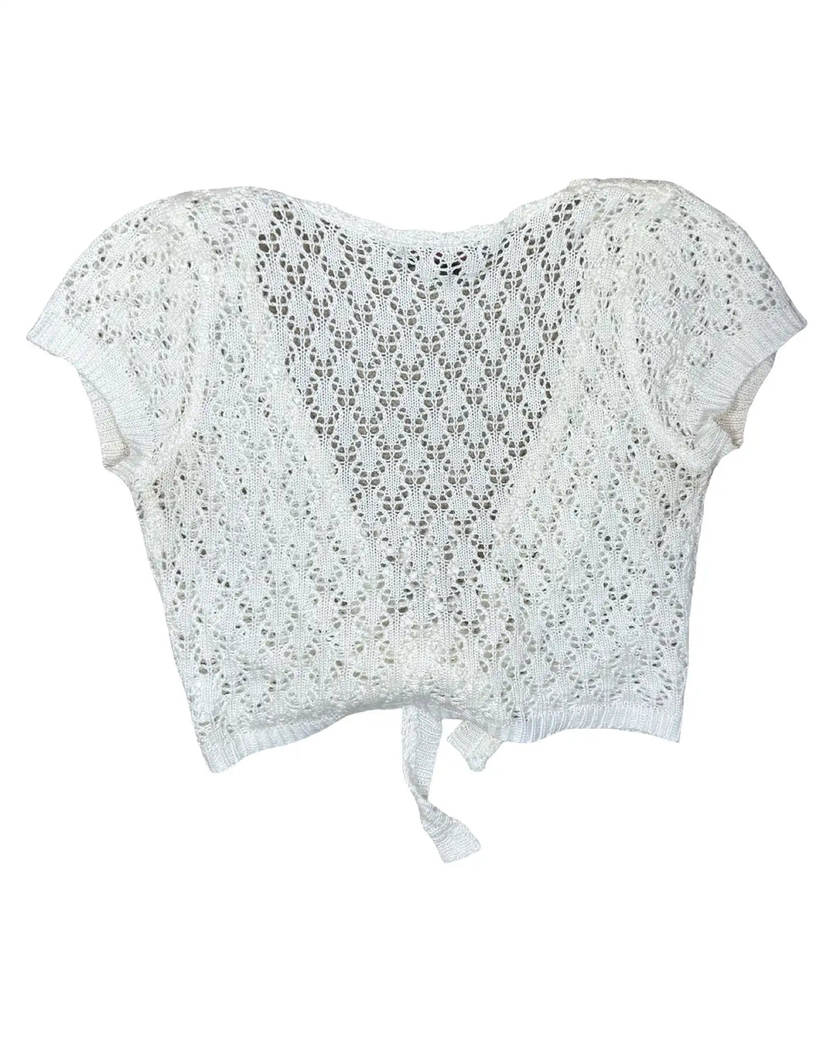 White VIntage 2000s CKM Cardigan