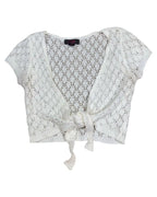 White VIntage 2000s CKM Cardigan