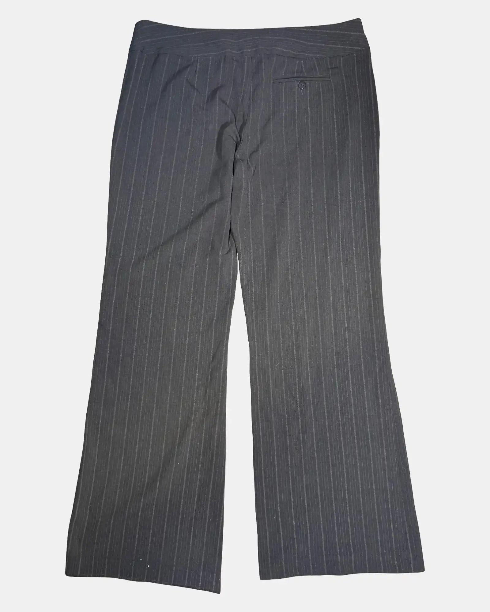 Pinstripe Wide Leg Pants