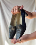 Black Heel Mary Jane Style Shoes