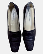Black Heel Mary Jane Style Shoes