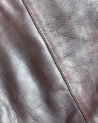 Knee High Dark Brown Leather Boots