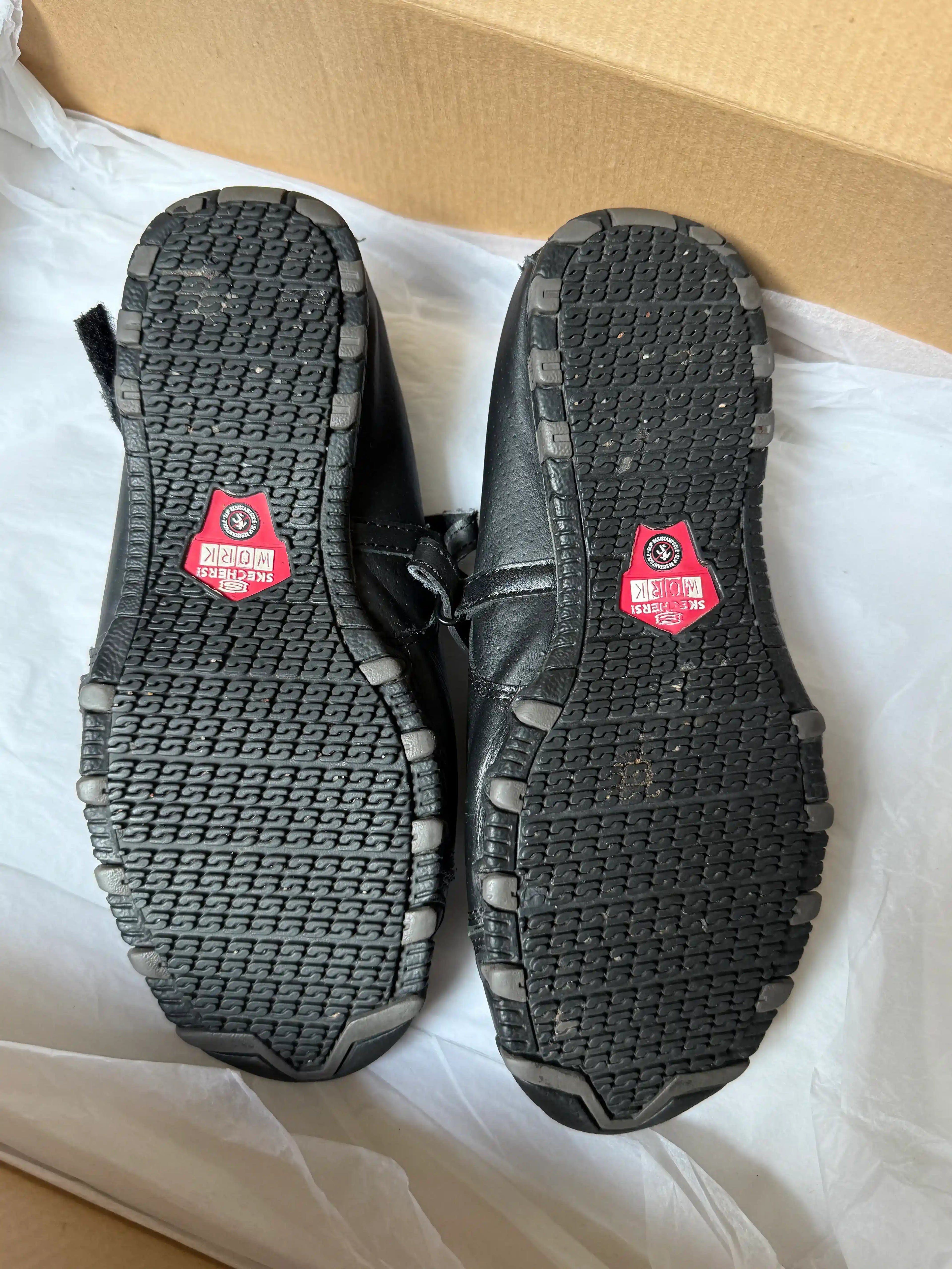Black Velcro Skechers