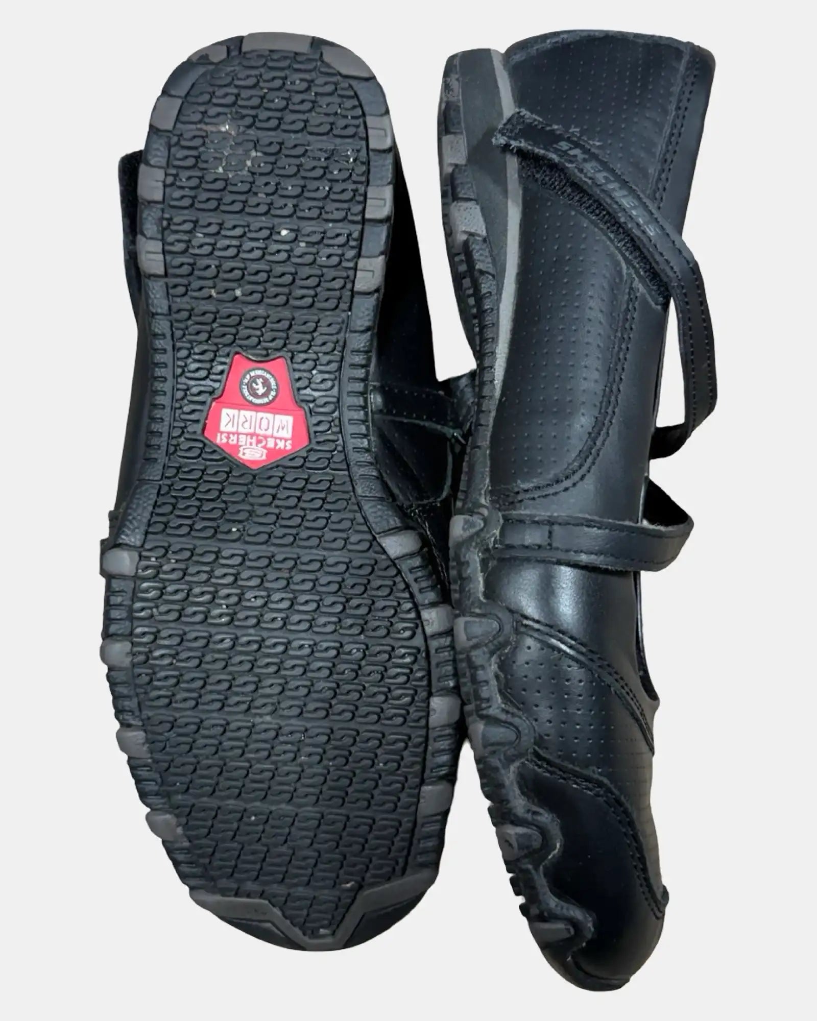 Black Velcro Skechers