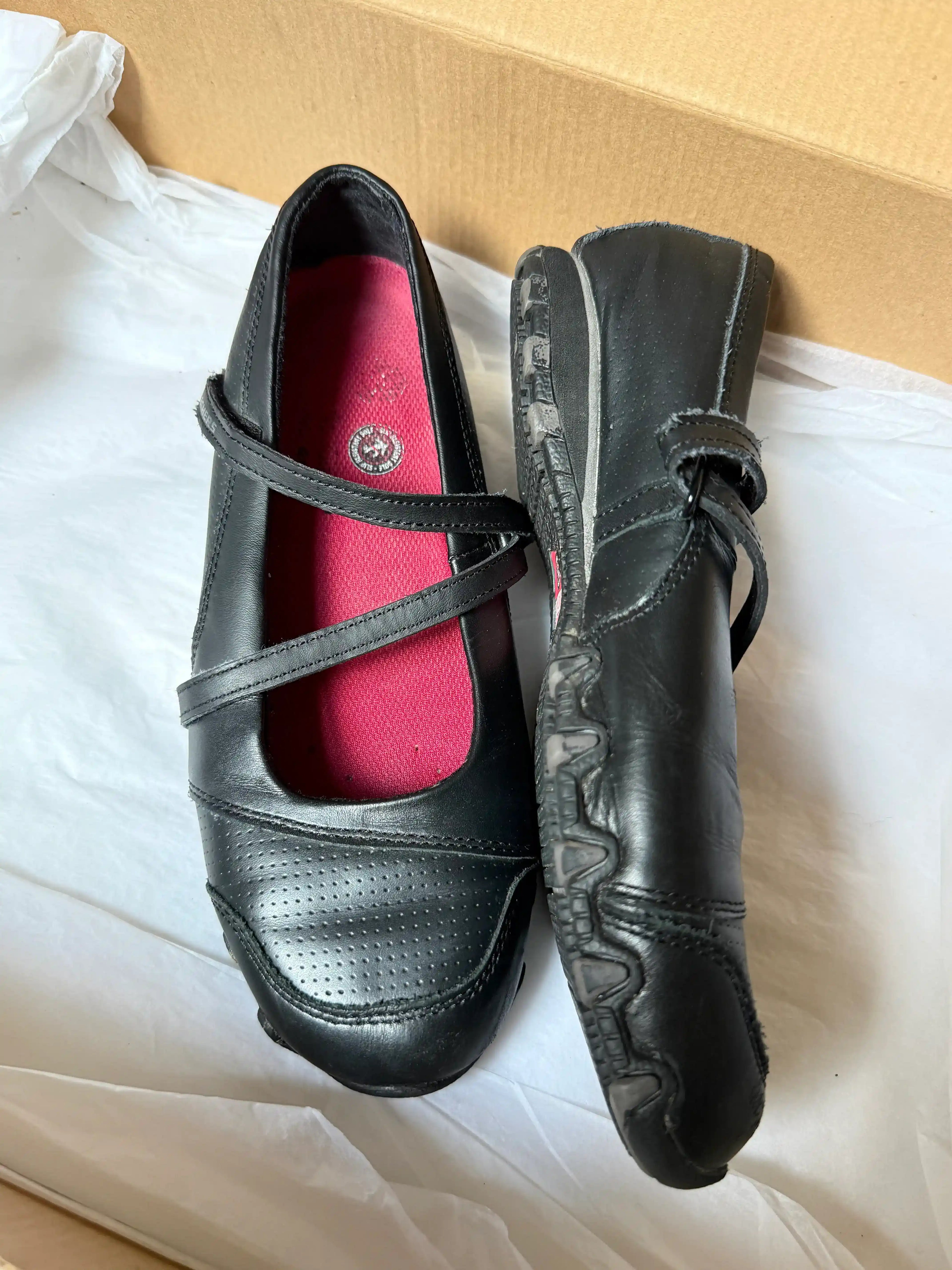 Black Velcro Skechers