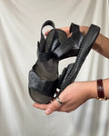 Black Leather Sandals
