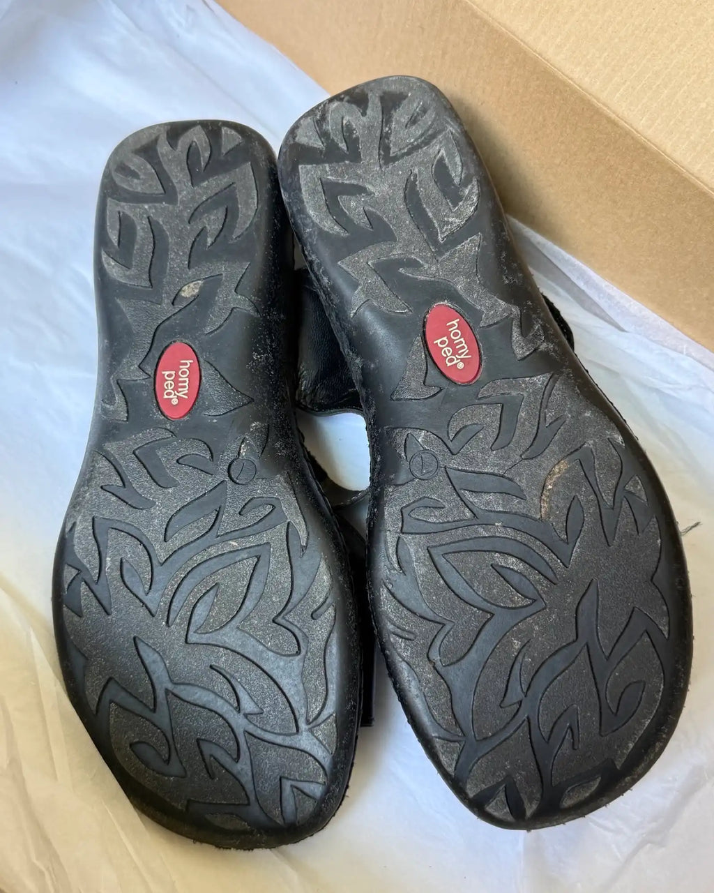 Black Leather Sandals