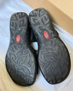 Black Leather Sandals
