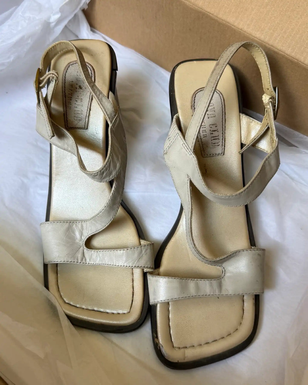 Genuine Vintage 90s White Heels