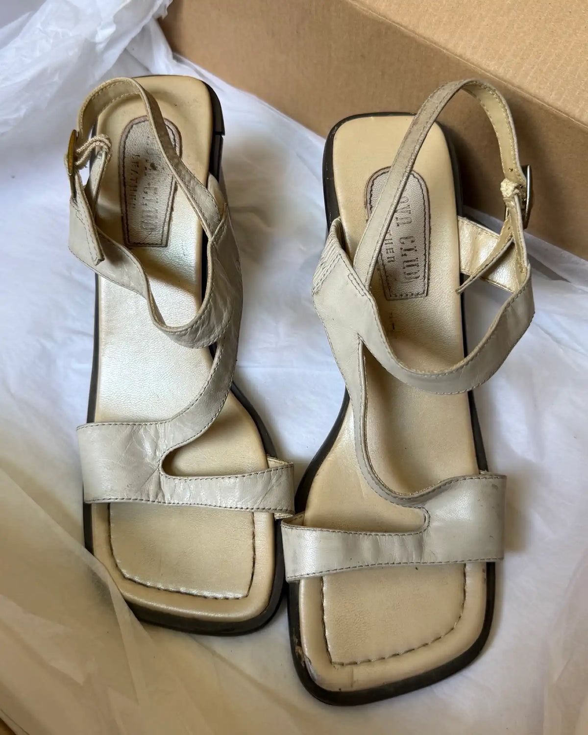 Genuine Vintage 90s White Heels