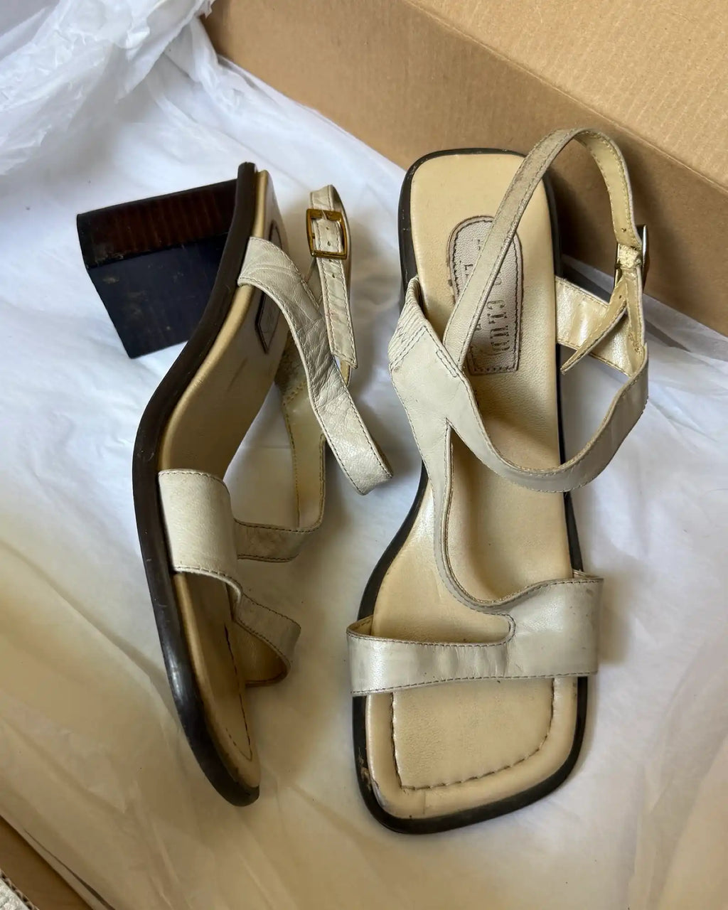 Genuine Vintage 90s White Heels