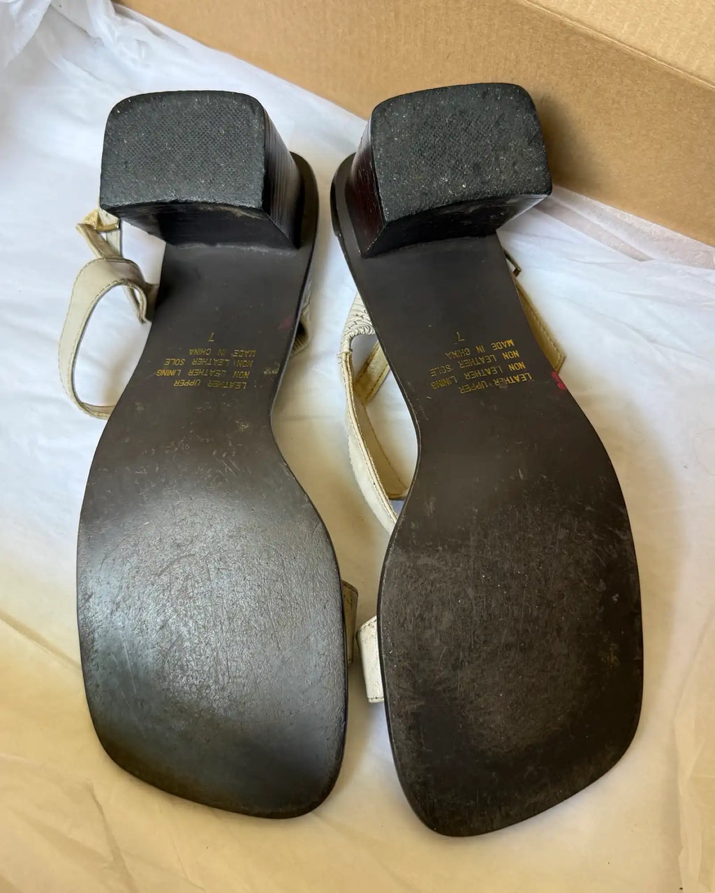 Genuine Vintage 90s White Heels