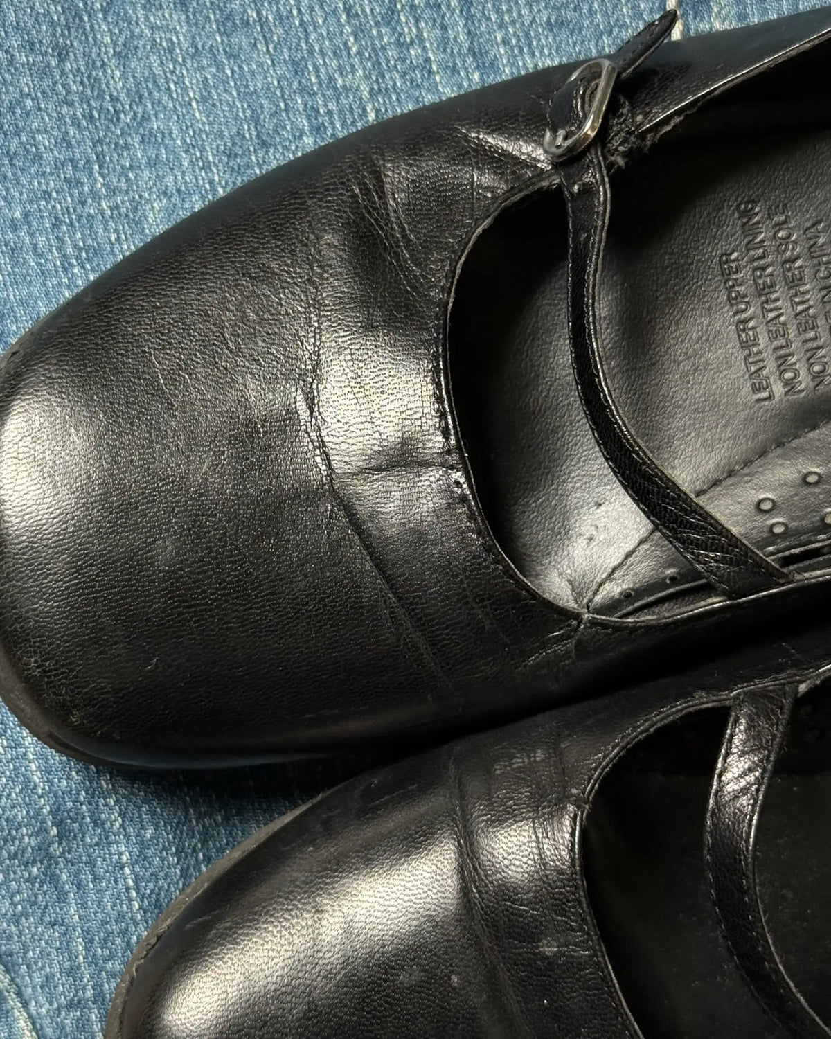 Black Mary Jane Flats