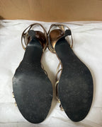 Metalic Strappy Heels