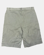 Green and White Striped Jorts