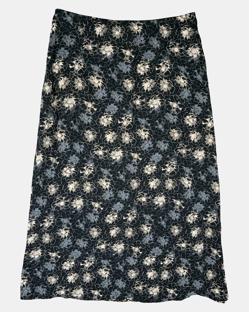 Black Floral Maxi Skirt