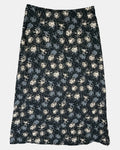 Black Floral Maxi Skirt