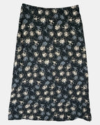 Black Floral Maxi Skirt
