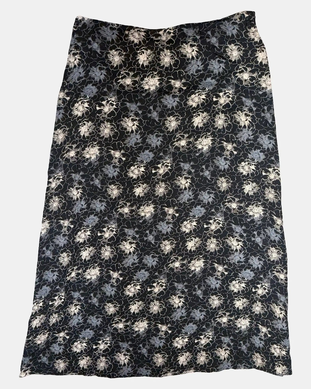 Black Floral Maxi Skirt