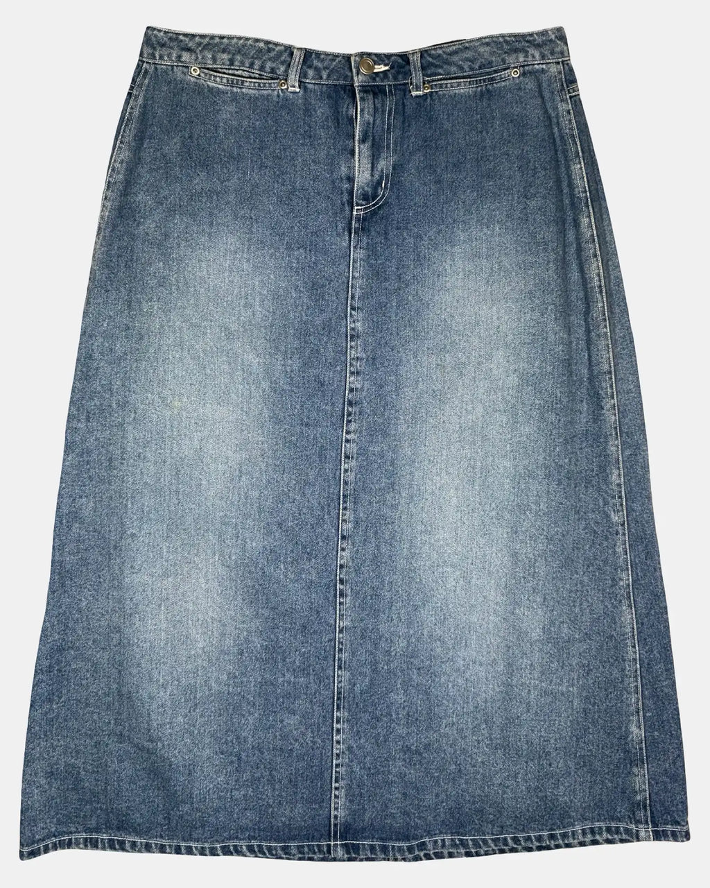 Denim Maxi Skirt