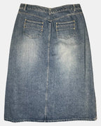 Denim Maxi Skirt