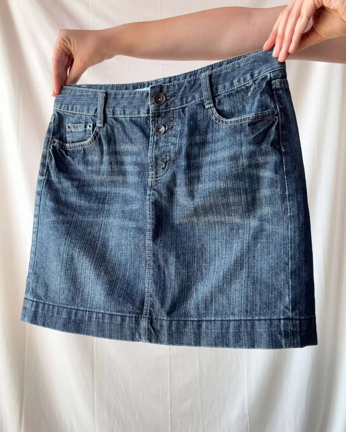 90s Denim Mini Skirt