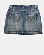 Y2k Denim Mini Skirt  | Size 12