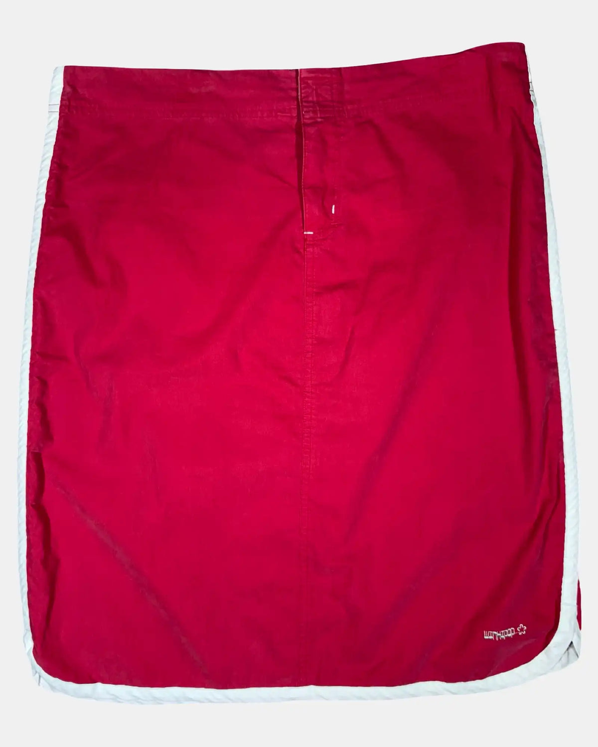 Red Whitepop Y2K Skirt