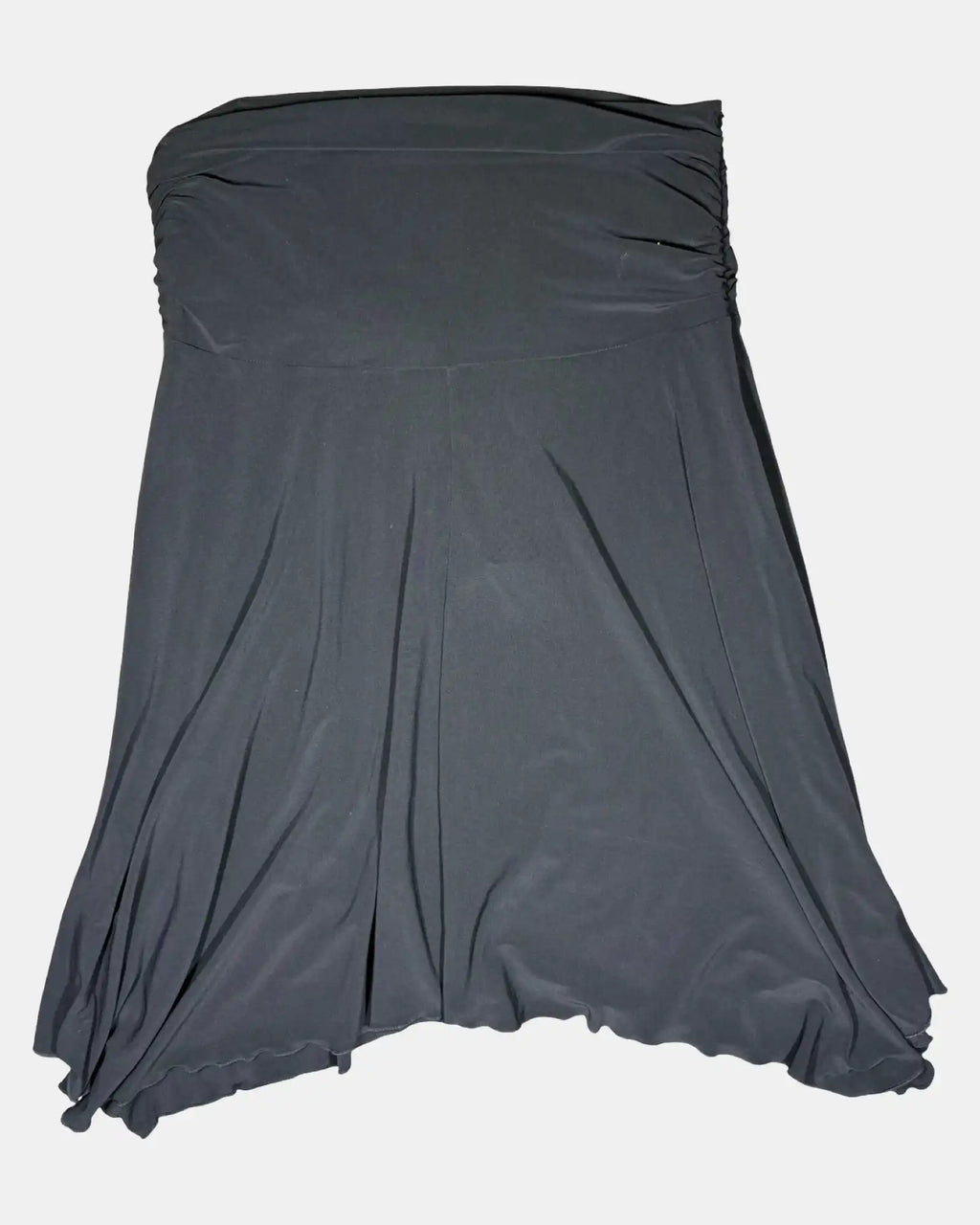 Black Stretchy Flowy Skirt