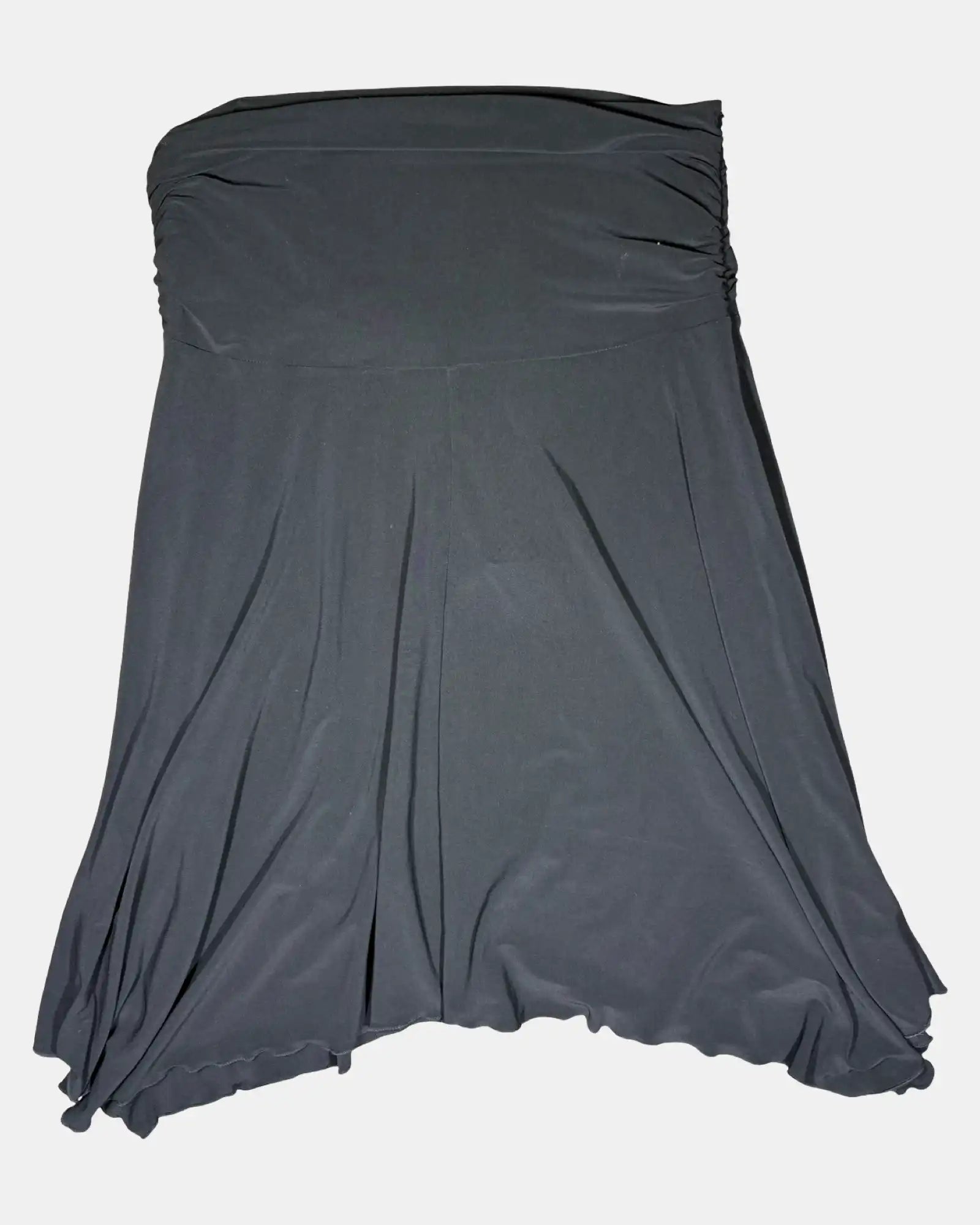 Black Stretchy Flowy Skirt