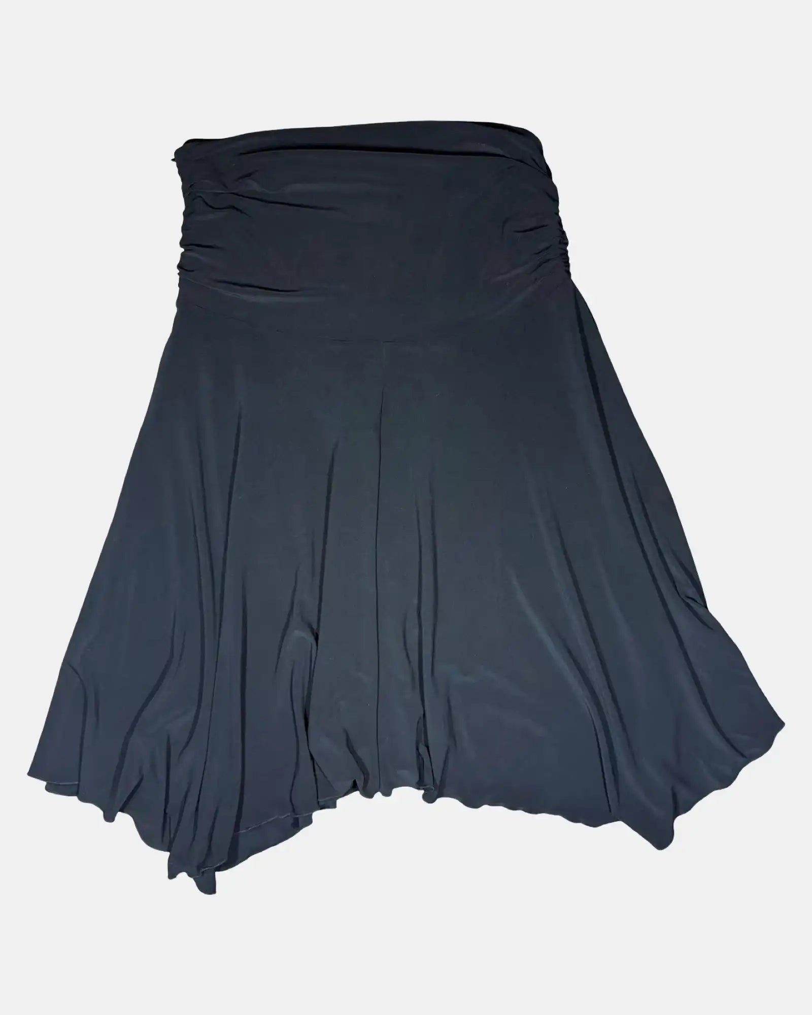 Black Stretchy Flowy Skirt