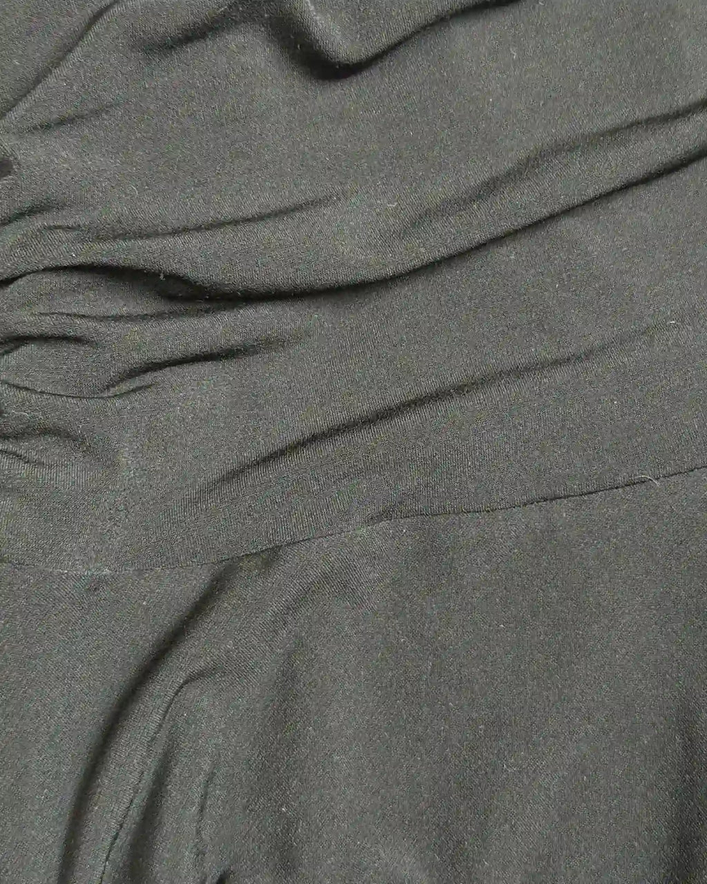 Black Stretchy Flowy Skirt