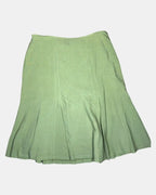 Light Green Flowy Midi Skirt