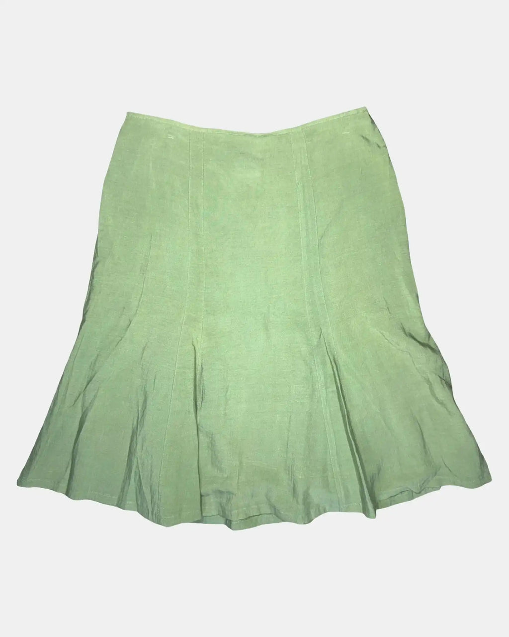 Light Green Flowy Midi Skirt