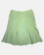 Light Green Flowy Midi Skirt
