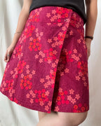 Reversible Patterned Midi Skirt