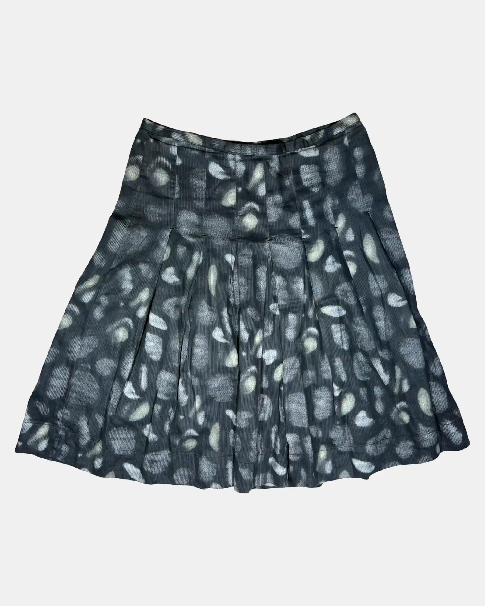 Black and White Circle Skirt