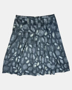 Black and White Circle Skirt