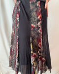 Flowy Black and Red mesh skirt
