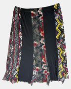 Flowy Black and Red mesh skirt