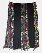 Flowy Black and Red mesh skirt