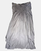 Brown Flowy Rouched Skirt