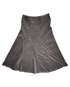 Long Brown Cord Skirt